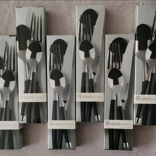Shef Series stainless steel cutlery set 6 packs of 4 pieces new