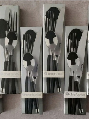 Shef Series stainless steel cutlery set 6 packs of 4 pieces new