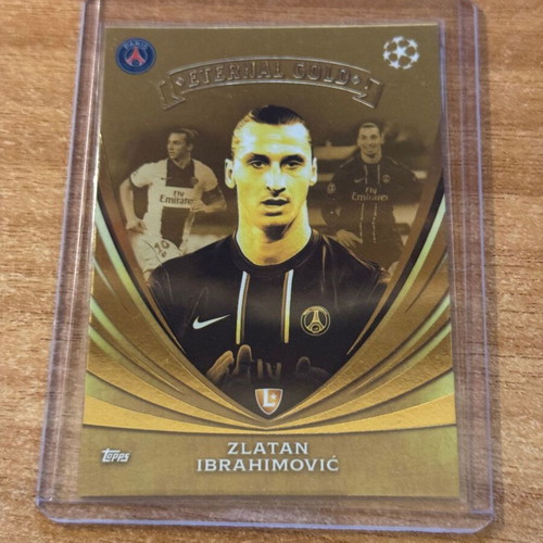 2024-25 Topps Total Football Eternal Gold Zlatan Ibrahimovic card like new