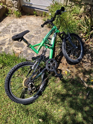 Climber mountain bike μεταχειρισμένο, Shimano ταχύτητες, εμπρός και πίσω ανάρτηση, 20 ιντσών