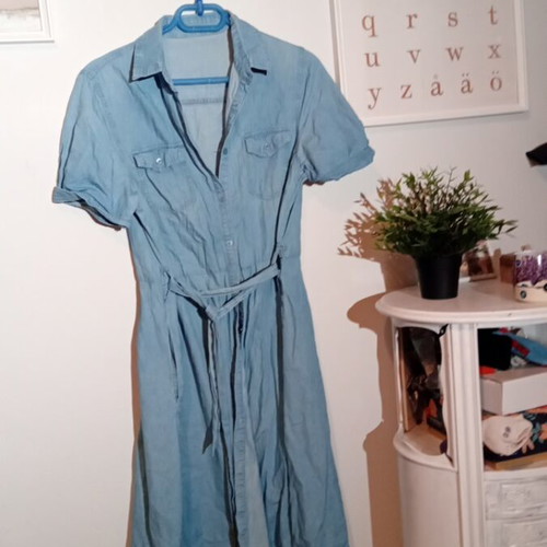 Celestino denim dress used, summer, size M/L, blue