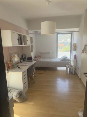 Room furniture used with bookshelf, desk, chest of drawers, bed, mattress