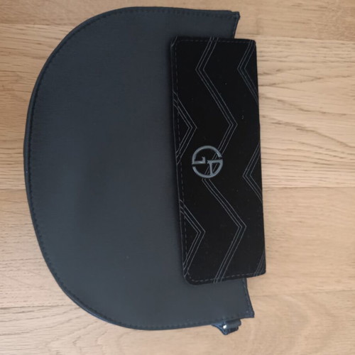 Giorgio Armani evening bag new, velvet texture black