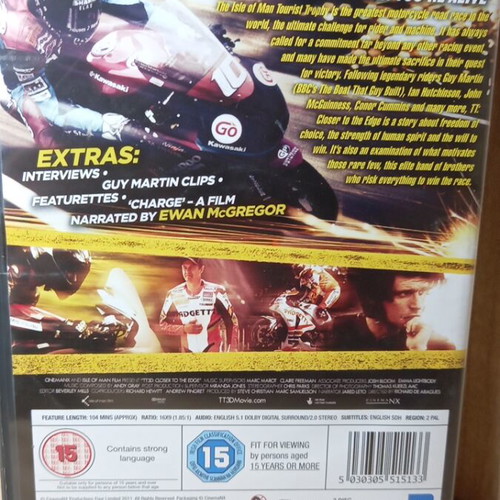 TT Closer to the Edge DVD like new with English subtitles