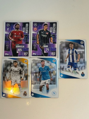 Ποδοσφαιρικές κάρτες UCCL Chrome & Match Attax σαν καινούργιες, σετ 20