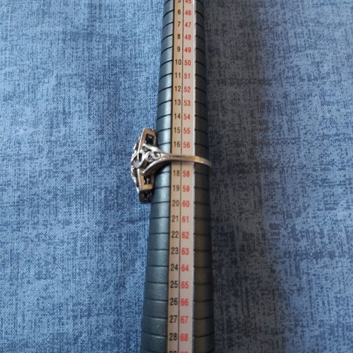 Lalaounis women's ring elegant and intricate silver like new