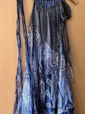 Elie Tahari women's dress used, silk, multicolor, size small