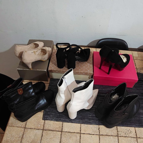 Voi & Noi heels and ankle boots used, pack of 6 pairs