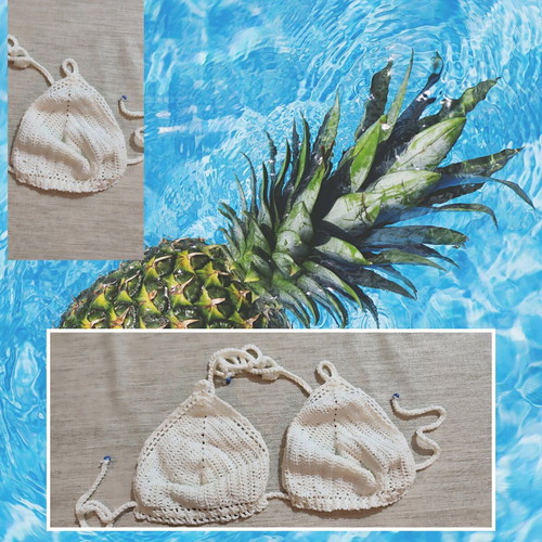 Handmade knitted swimwear new, one size fits M-XL