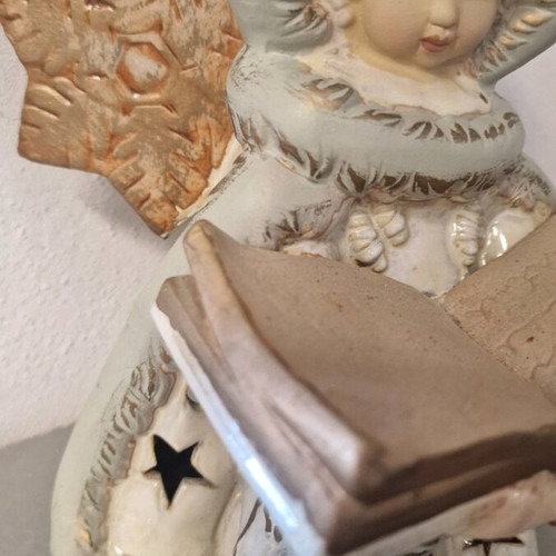 Angel candle holder like new for tealight