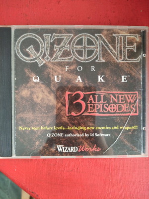Q!Zone for Quake CD used, case and disc in good condition