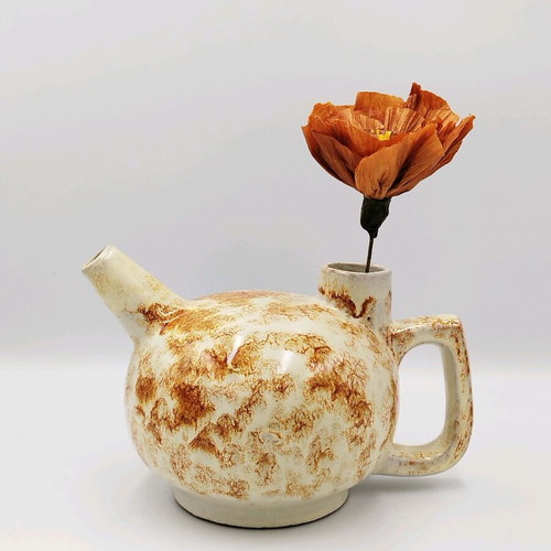 Ceramic jug vase used, handmade vintage