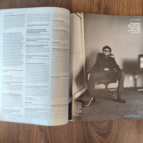 GQ Magazine British Edition September 2021 The Weeknd Cover