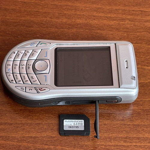 Nokia 6630 phone used with original battery and charger
