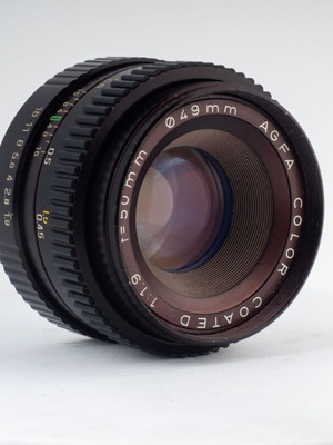 Agfa Color Coated 50mm f/1.9 Manual Lens for Pentax PK