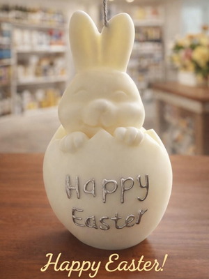 Soya Candle Happy Easter Bunny New