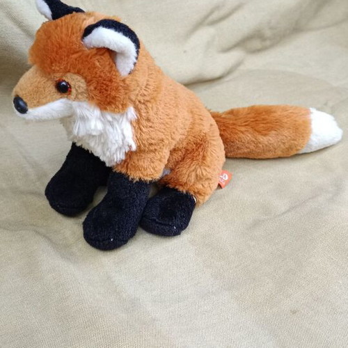 Wild Republic Cuddlekins Fox Plush Toy used, 35 cm with tail
