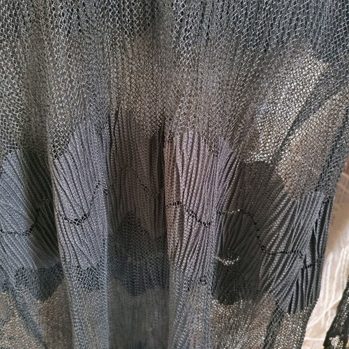 Sheer blouse dress like new, gray mouse color, size S
