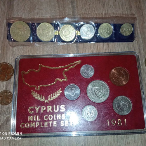 Διάφορα Κυπριακά Νομίσματα σαν καινούργια