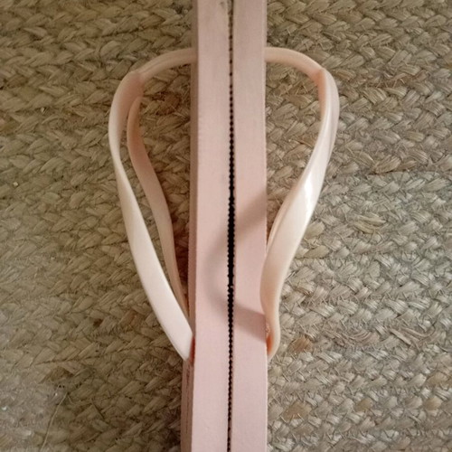 SugarFree women's flip flops used, soft pink, size 38
