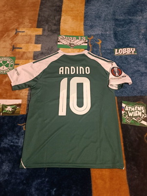 Φανέλα Παναθηναϊκού 2025-2026 εντός έδρας, Andino #10, σαν καινούργια, Medium και X Large