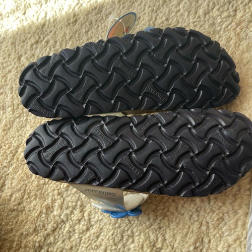 Grünland Junior Luce Silver Flip-Flop Sandals Size 34 New