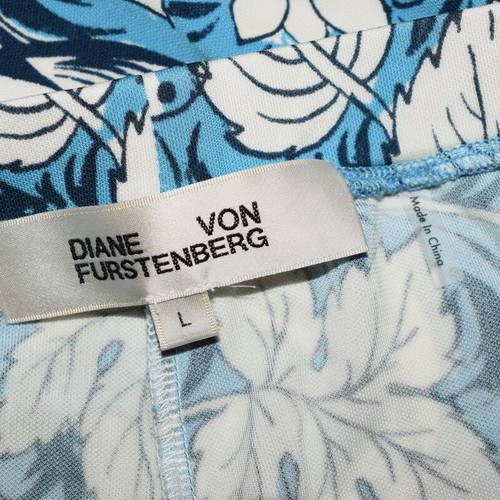 Diane Von Furstenberg Brooklyn floral-print trousers size L like new