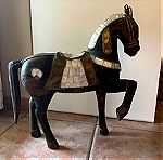  Ξύλινο επιδαπέδιο  άλογο