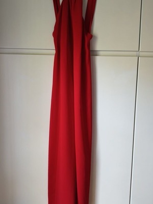 Zara jumpsuit red medium like new