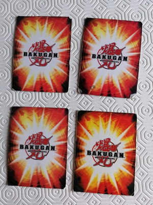 Bakugan Ability Cards used