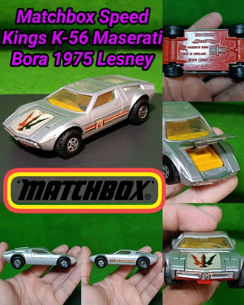 Vintage Matchbox Speed Kings K-56 Maserati Bora 1975 Lesney diecast μεταλλικό αυτοκινητάκι όχημα