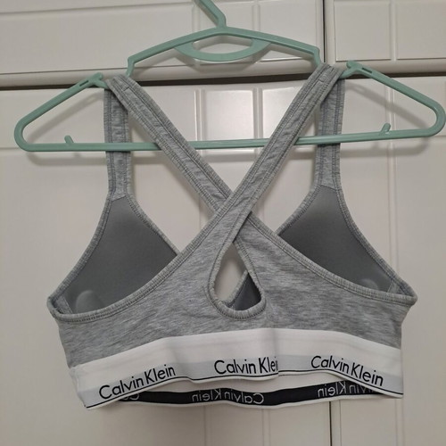 Calvin Klein Authentic Grey Melange Bralette like new