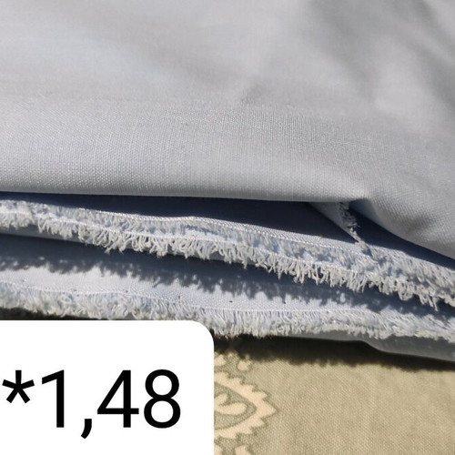 Blue undershirt fabric new, two pieces