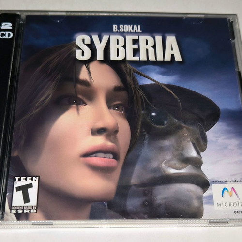 Syberia PC game used with big poster