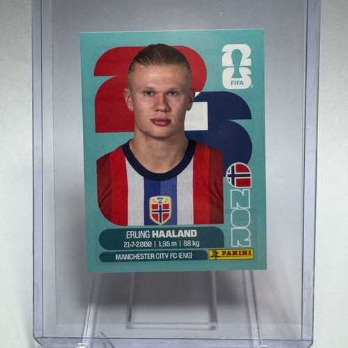 Erling Haaland 2026 Panini Fifa World Cup Sticker new