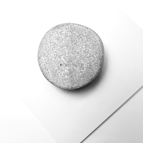 Handmade cement decorative piece, candle holder, 10.5 cm diameter