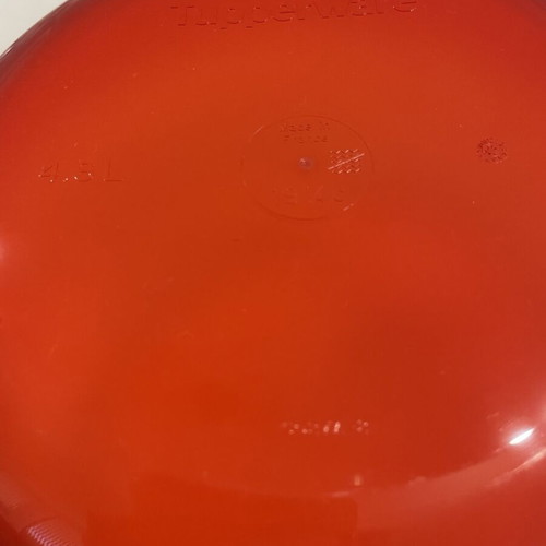 Tupperware Elegant Red Container 4.6 Liters