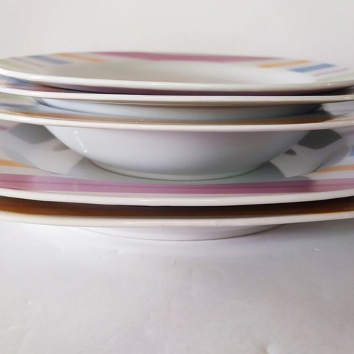 House serving plates used, set of 5 pieces