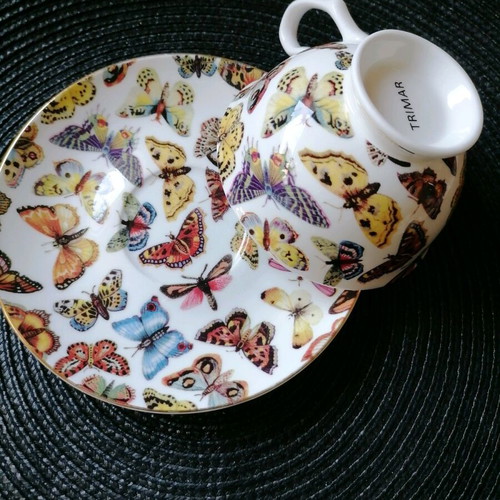 Trimar Collection Butterfly Tea Cup new