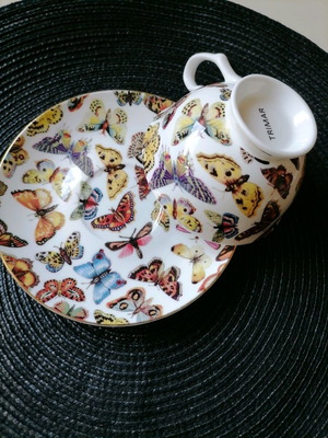 Trimar Collection Butterfly Tea Cup new