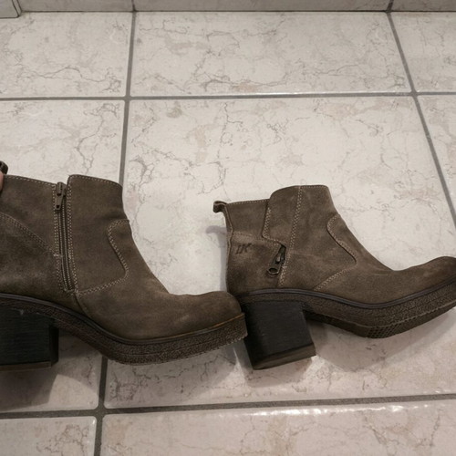 Lumberjack women's boots used, brown cigar, size 37, suede