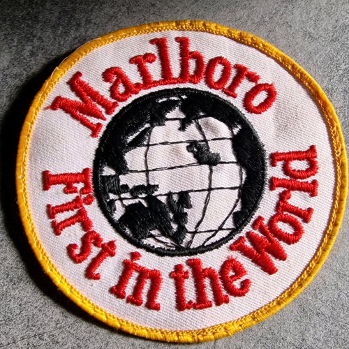 Marlboro rare embroidered patch like new, 1970, 10 cm size