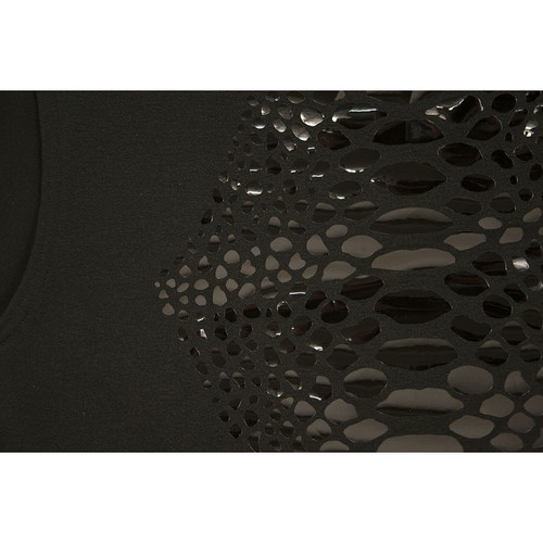 Wolford black leotard used with shiny snake pattern size S/P