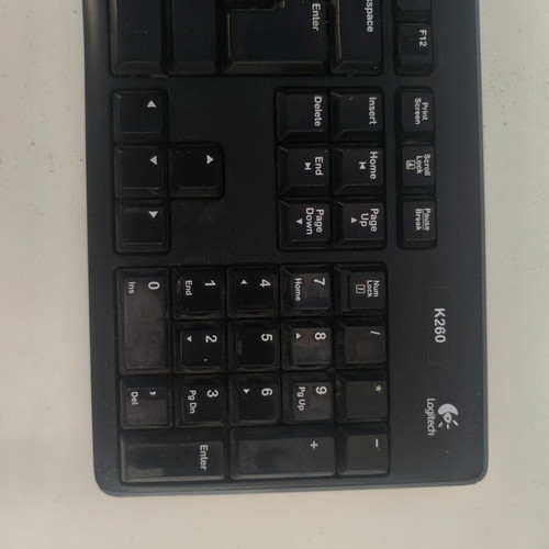 Πληκτρολόγιο Logitech ασύρματο μεταχειρισμένο με φλασάκι και 2 μπαταρίες