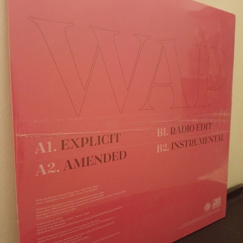 Cardi B Feat. Megan Thee Stallion WAP vinyl 12" limited edition, new