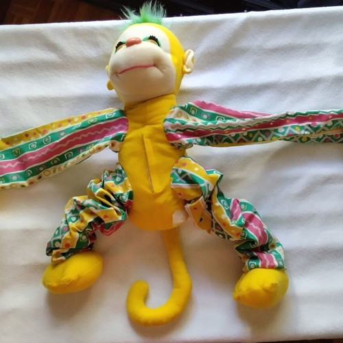 Vintage stuffed monkey toy chimpanzee with sounds like new