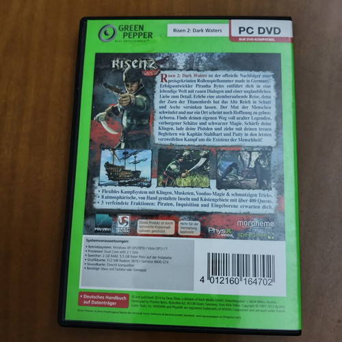 Risen 2 Dark Waters PC game like new