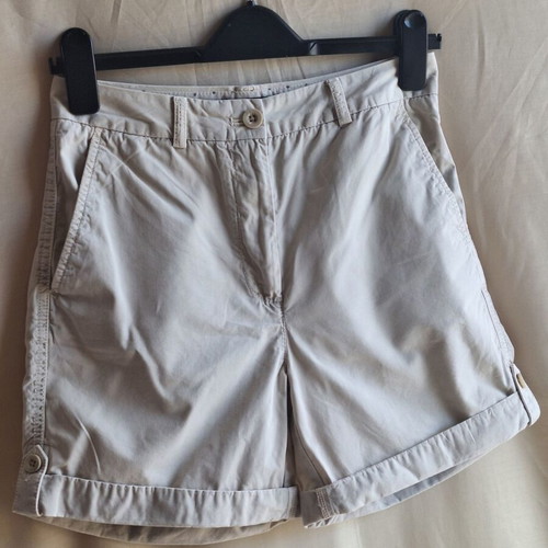 Marks & Spencer Beige Cotton Chino Shorts Small like new