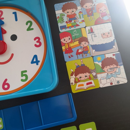Learn the Time educational toy used