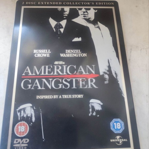 American Gangster steelbook double DVD with English subtitles